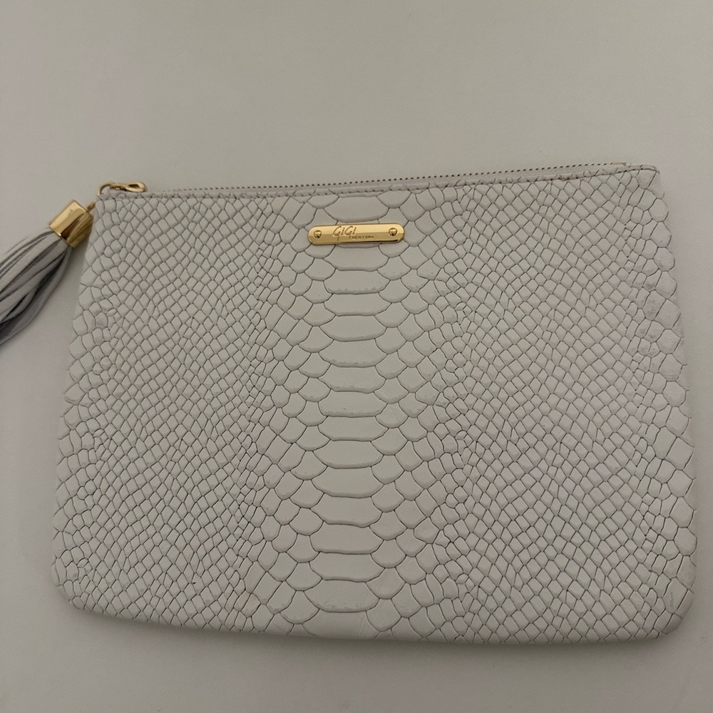 Gigi New York All-In-One Python-Embossed Leather … - image 1